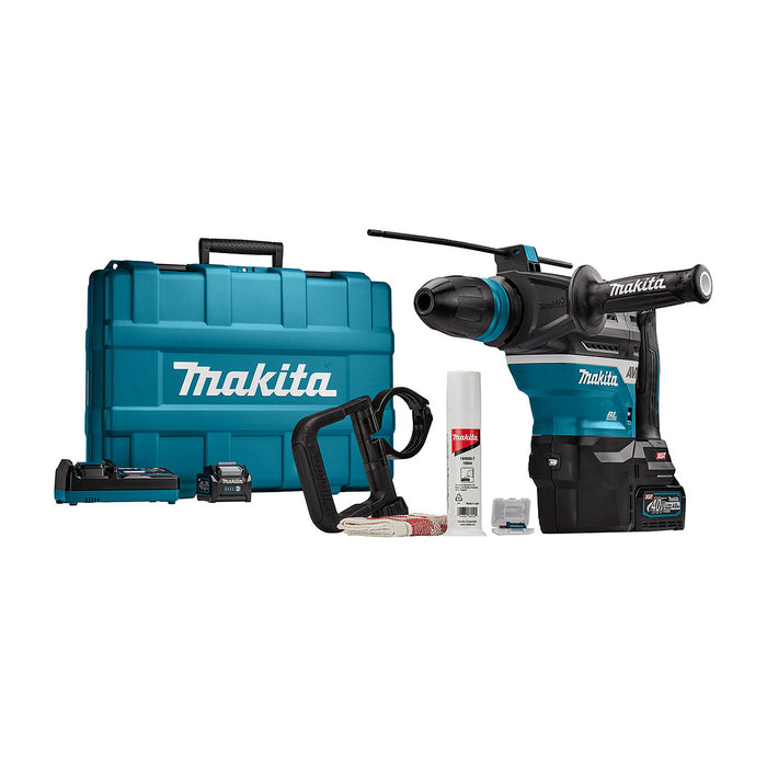 Máy khoan bê tông Makita HR005G dùng Pin 40Vmax XGT, đuôi gài SDS-Max công nghệ AFT, AVT, AWS