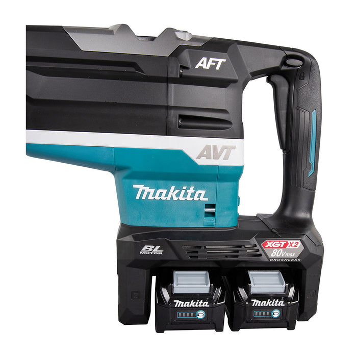 Máy khoan bê tông Makita HR006G dùng Pin 40Vmax x2 XGT đuôi gài SDS-Max, công nghệ AFT, AVT, AWS