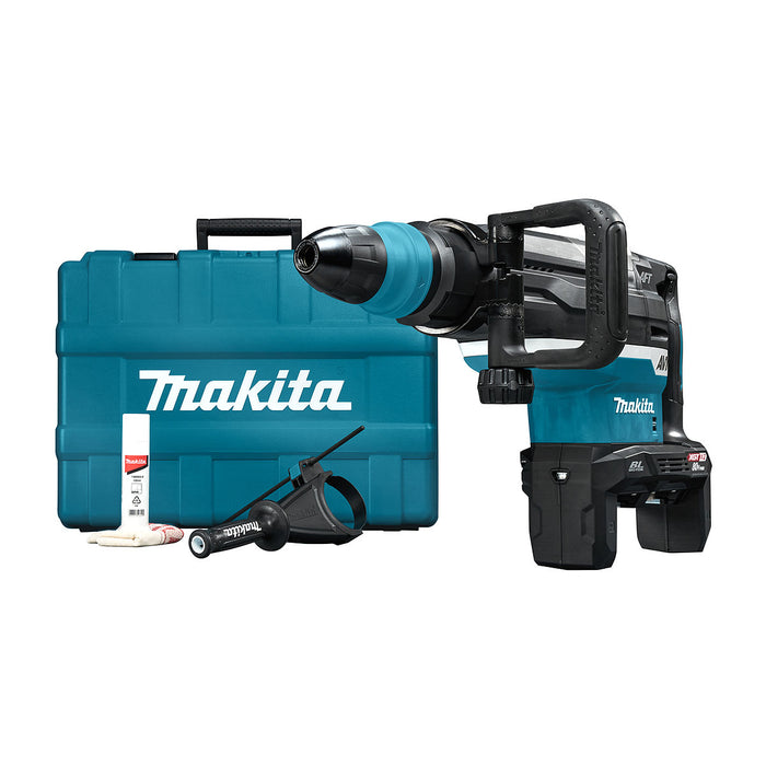 Máy khoan bê tông Makita HR006G dùng Pin 40Vmax x2 XGT đuôi gài SDS-Max, công nghệ AFT, AVT, AWS