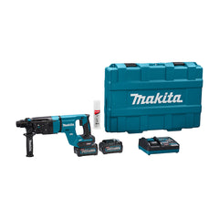 HR007GM201: Thân máy, Sạc nhanh(DC40RA), 2 pin 4.0Ah(BL4040), vali