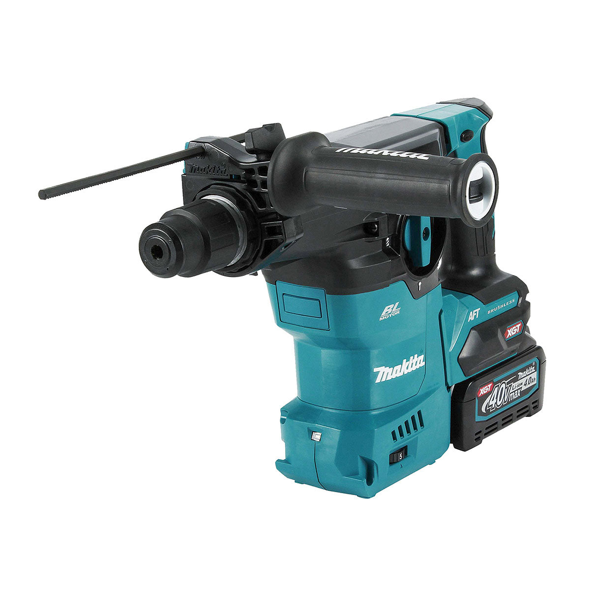 Máy khoan đục bê tông 3 chức năng Makita HR008G dùng Pin 40Vmax XGT đuôi gài SDS-Plus, công nghệ AFT, AVT, AWS