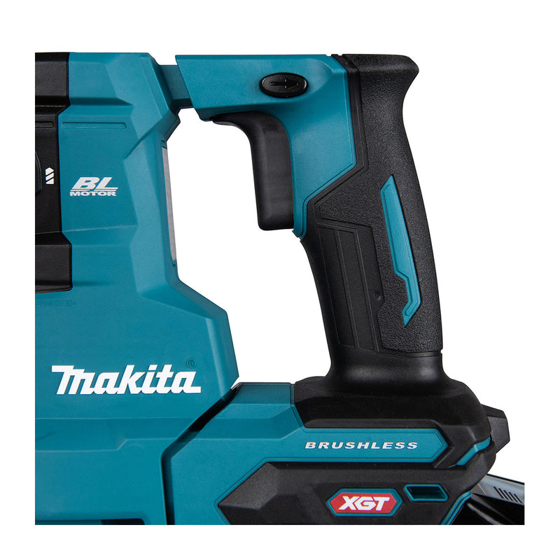 Máy khoan bê tông 3 chức năng Makita HR010G dùng pin 40Vmax XGT đuôi gài SDS-Plus. công nghệ AVT, AWS