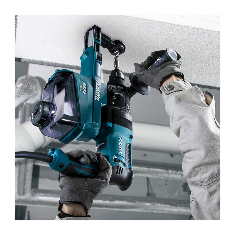 Máy khoan bê tông 3 chức năng Makita HR2653 công suất 800W đuôi gài SDS-Plus, đi kèm hệ thống hút bụi, công nghệ chống rung AVT