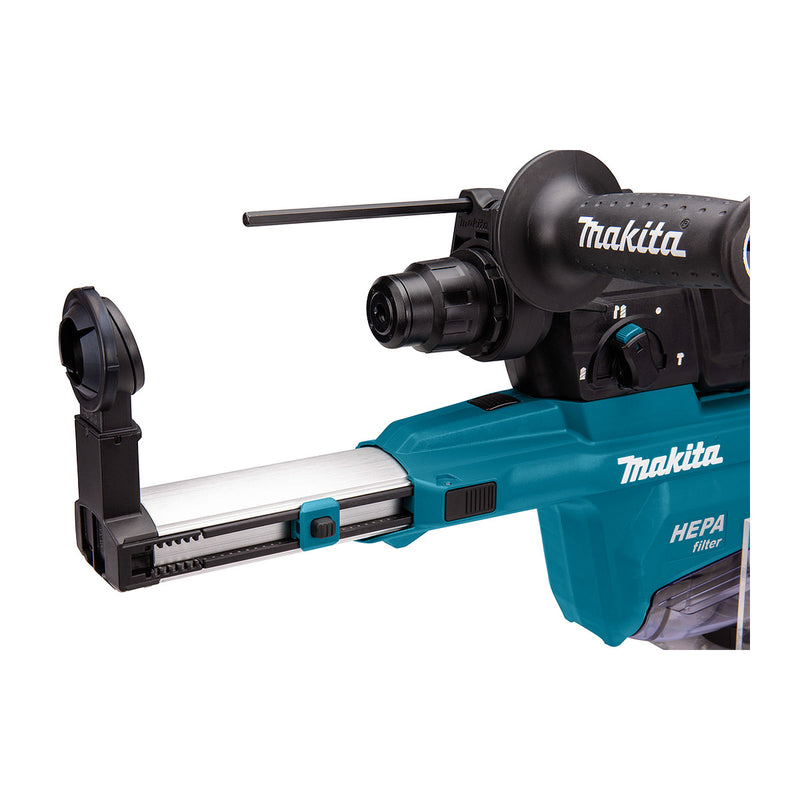 Máy khoan bê tông 3 chức năng Makita HR2653 công suất 800W đuôi gài SDS-Plus, đi kèm hệ thống hút bụi, công nghệ chống rung AVT