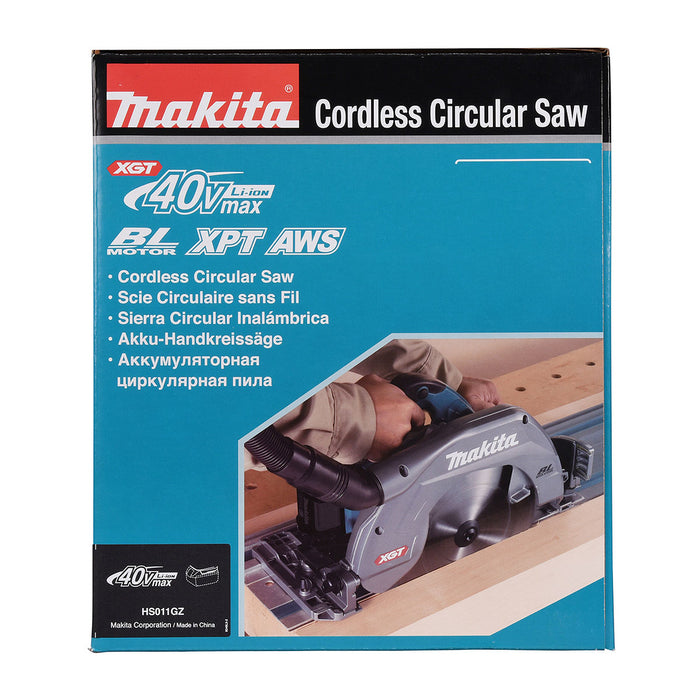 Máy cưa đĩa Makita HS011G dùng Pin 40Vmax XGT, đường kính lưỡi 260/270mm, Công nghệ AWS