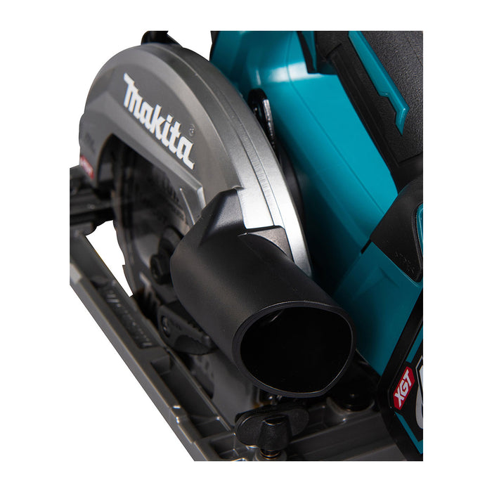 Máy cưa đĩa Makita HS012G dùng Pin 40Vmax XGT, đường kính lưỡi 165mm công nghệ AWS, vị trí lưỡi bên trái tay cầm