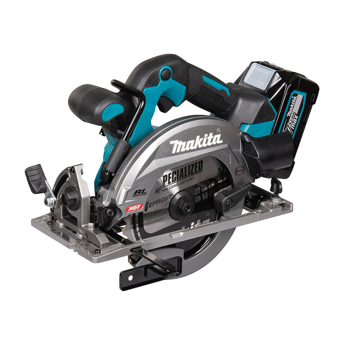 Máy cưa đĩa Makita HS012G dùng Pin 40Vmax XGT, đường kính lưỡi 165mm công nghệ AWS, vị trí lưỡi bên trái tay cầm