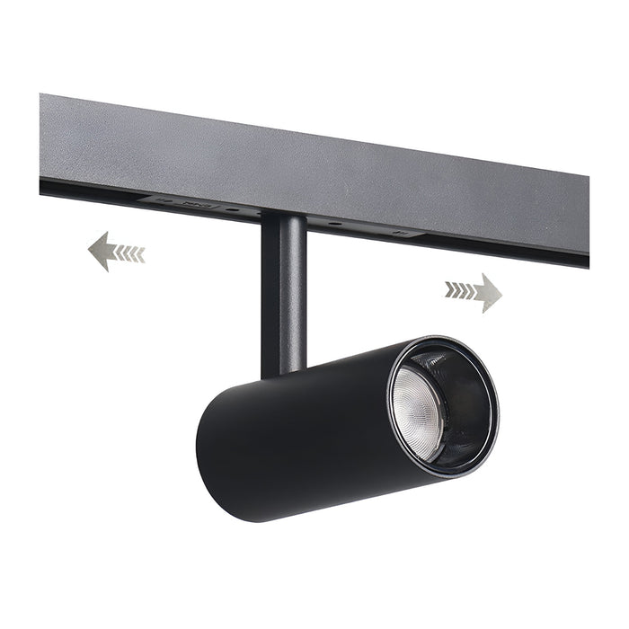 Đèn led lắp thanh ray nam châm HUFA SL56 công suất 10W, nguồn 48V