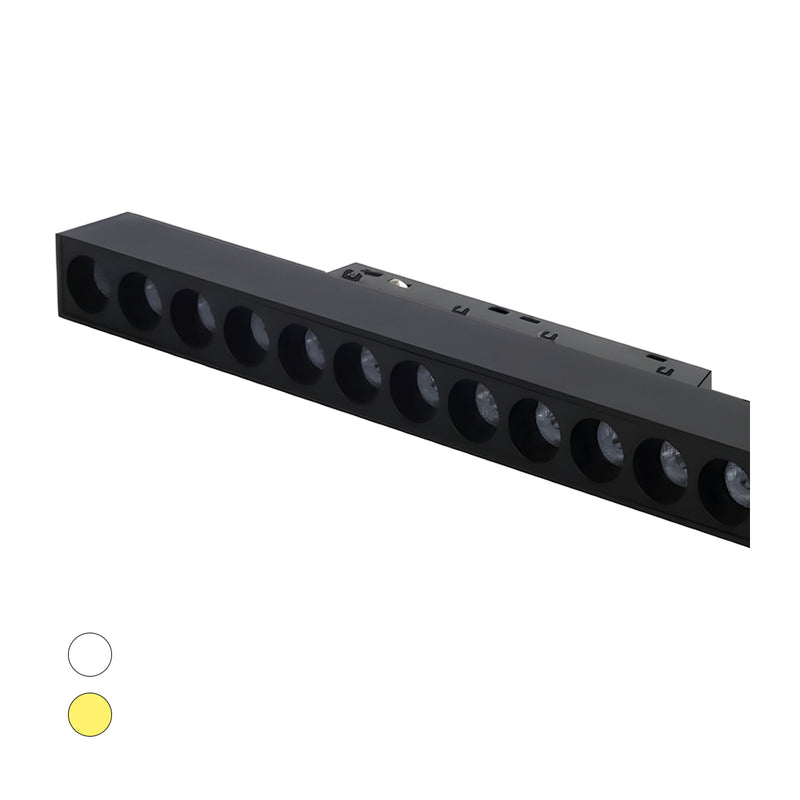 Đèn led lắp thanh ray nam châm HUFA SL62 công suất 12W, nguồn 48V