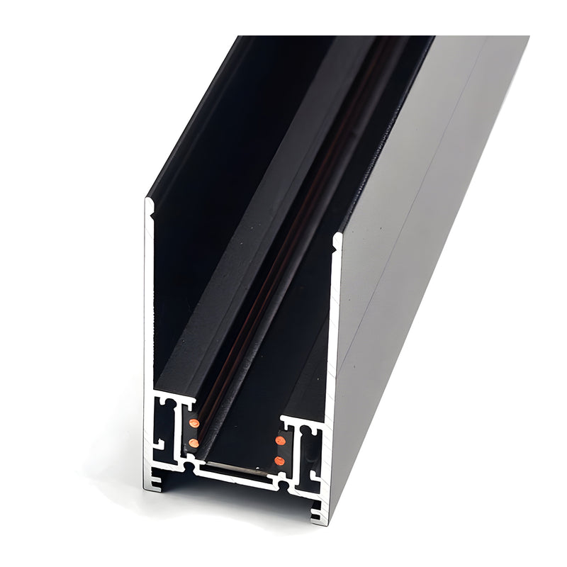 Thanh ray nam châm lắp nổi màu đen (dài từ 0.6m - 1.5m)