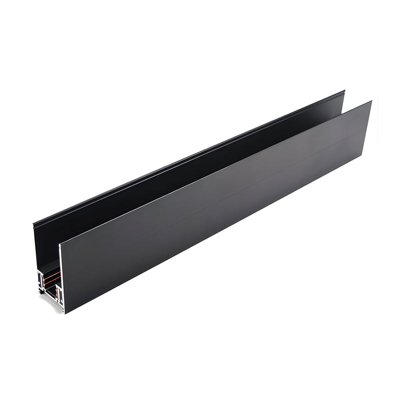 Thanh ray nam châm lắp nổi màu đen (dài từ 0.6m - 1.5m)