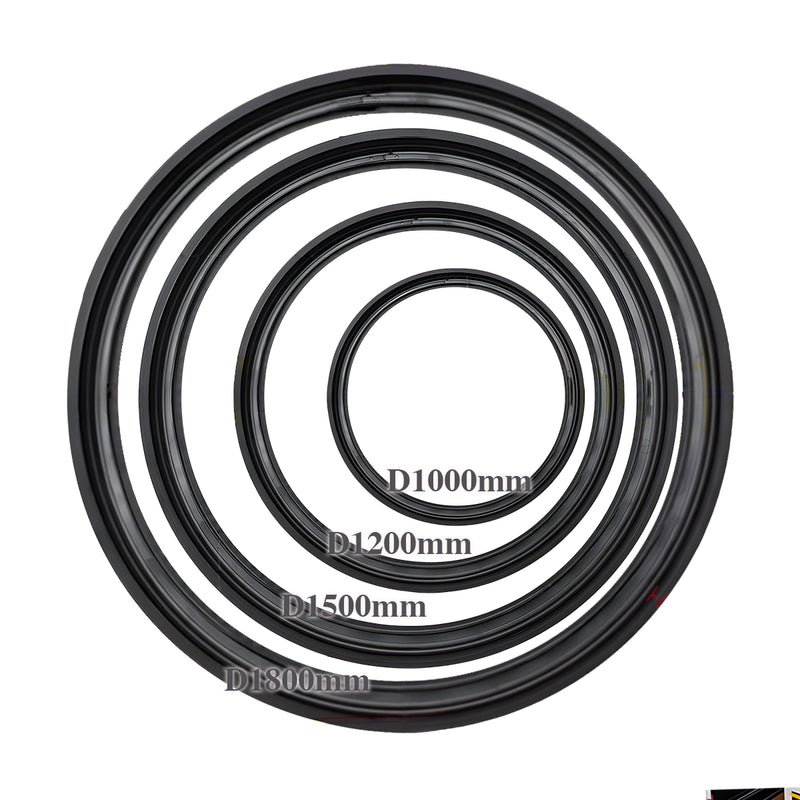 Thanh ray nam châm tròn gắn âm