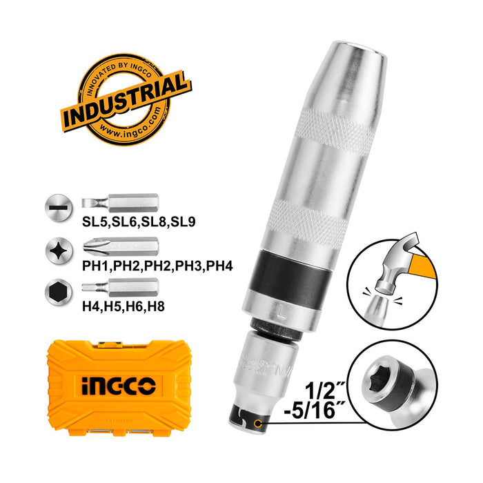 Tua vít đóng 13 chi tiết INGCO HIDS1301