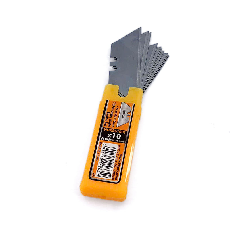 Bộ 10 lưỡi dao tiện dụng INGCO HUKB61001