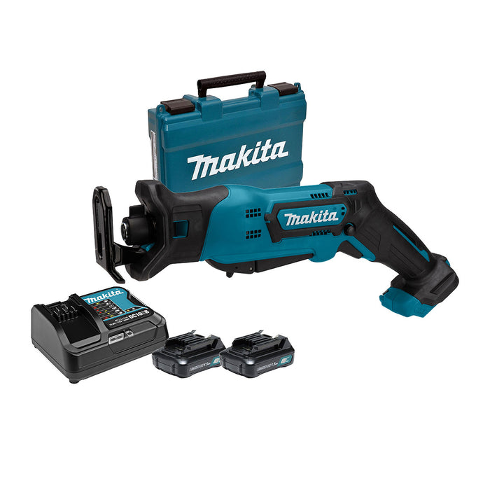 Máy cưa kiếm Makita JR103D dùng Pin 12Vmax CXT độ xọc 13mm, 2 công tắc tiện dụng