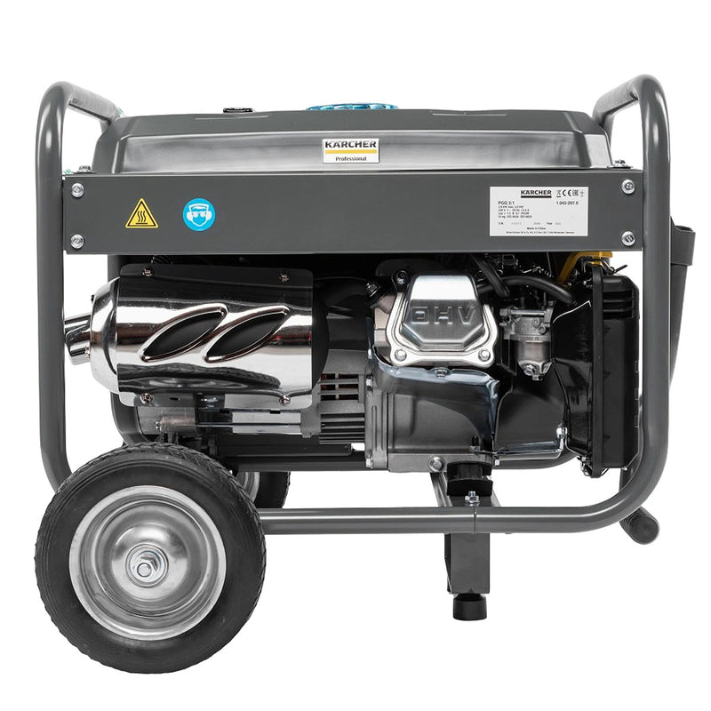 Máy phát điện dùng xăng Karcher PGG 3/1 công suất 2.8kW, dung tích 15L, điện ra 230V