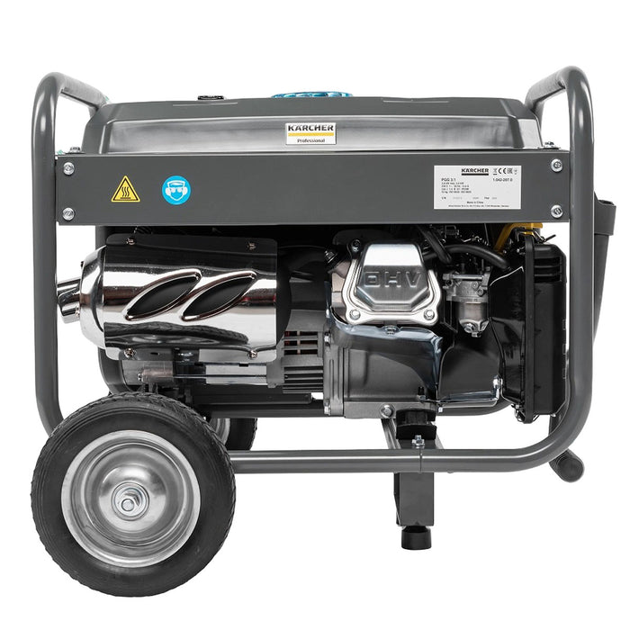 Máy phát điện dùng xăng Karcher PGG 3/1 công suất 2.8kW, dung tích 15L, điện ra 230V