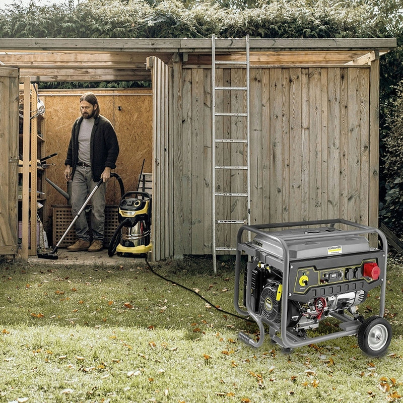 Máy phát điện dùng xăng Karcher PGG 6/1 công suất 5.5kW, dung tích 25L, điện ra 230V