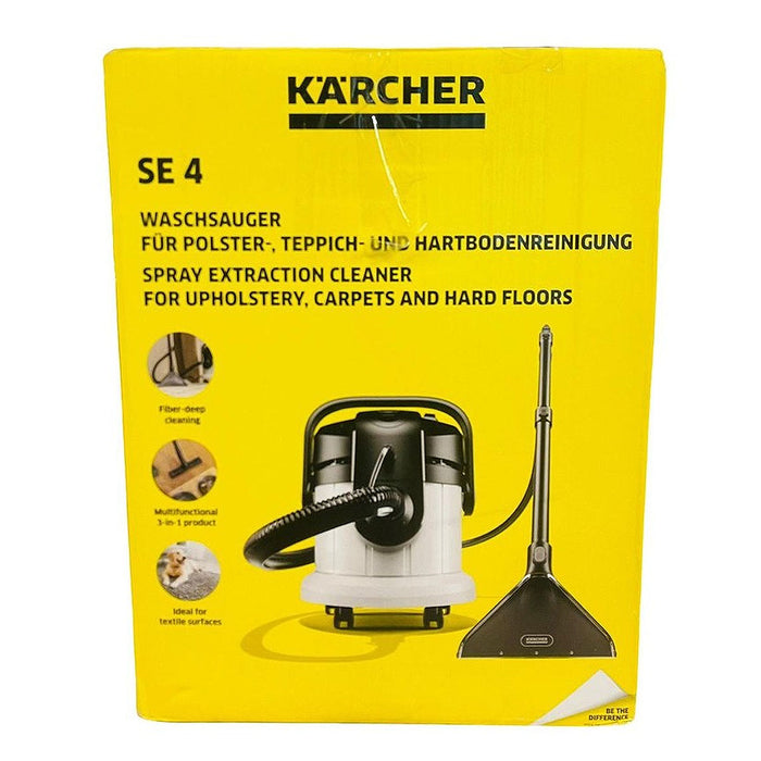 Máy giặt thảm tích hợp hút bụi Karcher SE 4 công suất 1000W, dung tích 4L ( Hút khô, nước & vệ sinh thảm )