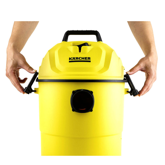 Máy hút bụi Karcher WD 1 Classic công suất 1200W, lực hút 180mbar, dung tích 15L ( Hút khô & nước )