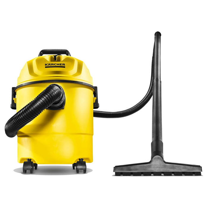 Máy hút bụi Karcher WD 1 Classic công suất 1200W, lực hút 180mbar, dung tích 15L ( Hút khô & nước )