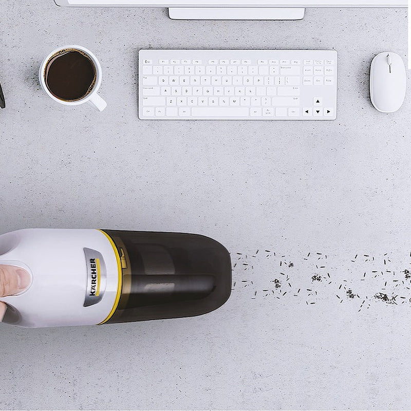 Máy hút bụi cầm tay Karcher VCH 2 dùng Pin sạc 7.2V, dung tích 0.15L ( Hút khô )