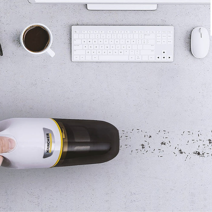 Máy hút bụi cầm tay Karcher VCH 2 dùng Pin sạc 7.2V, dung tích 0.15L ( Hút khô )