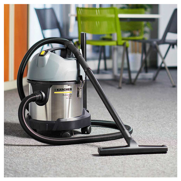 Máy hút bụi, dòng công nghiệp Karcher NT 20/1 Me Classic công suất 1500W, lực hút 227mbar, dung tích 20L ( Hút khô & nước )