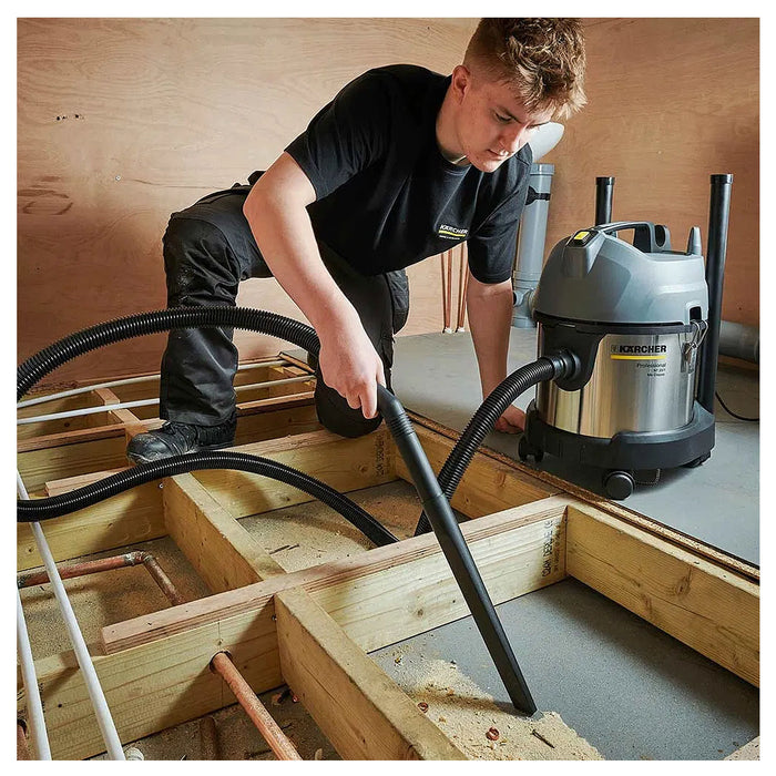 Máy hút bụi, dòng công nghiệp Karcher NT 20/1 Me Classic công suất 1500W, lực hút 227mbar, dung tích 20L ( Hút khô & nước )