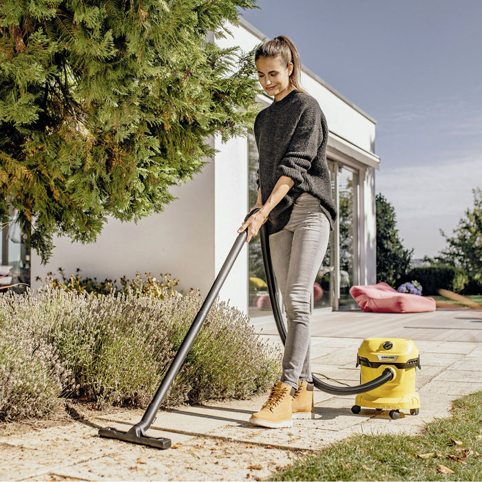 Máy hút bụi Karcher WD 2 Plus V công suất 1000W, lực hút 220mbar, dung tích 12L ( Hút khô & nước )