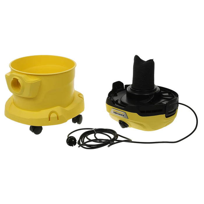 Máy hút bụi Karcher WD 2 Plus V công suất 1000W, lực hút 220mbar, dung tích 12L ( Hút khô & nước )