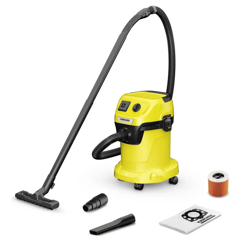 Máy hút bụi Karcher WD 3 V-17/4/20 công suất 1000W, lực hút 230mbar, dung tích 17L ( Hút khô & nước )