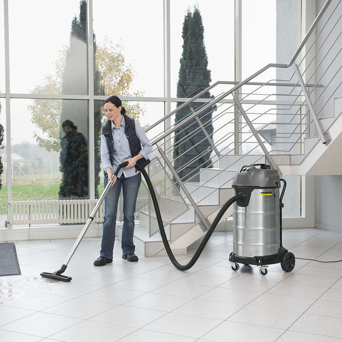 Máy hút bụi, dòng công nghiệp Karcher NT 90/2 Me Classic công suất 2300W, lực hút 225mbar, dung tích 90L ( Hút khô & nước )