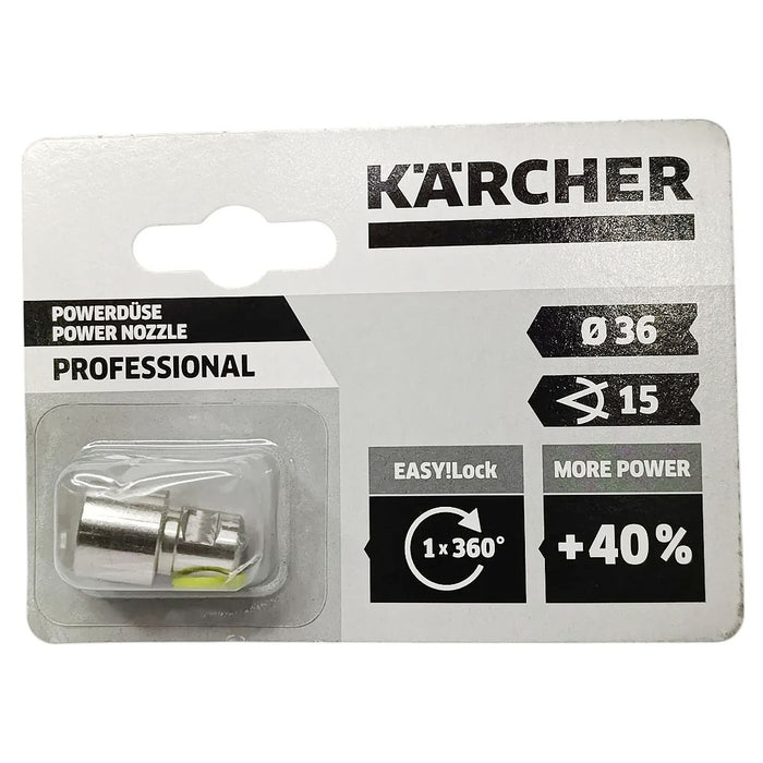 Béc phun xịt rửa áp lực cao, chất liệu Inox Karcher góc phun từ 0° - 40°, cỡ đầu béc từ 036 - 040