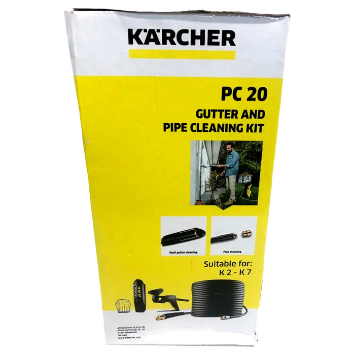 Bộ dụng cụ vệ sinh thông tắc đường ống và máng xối Karcher PC 20
