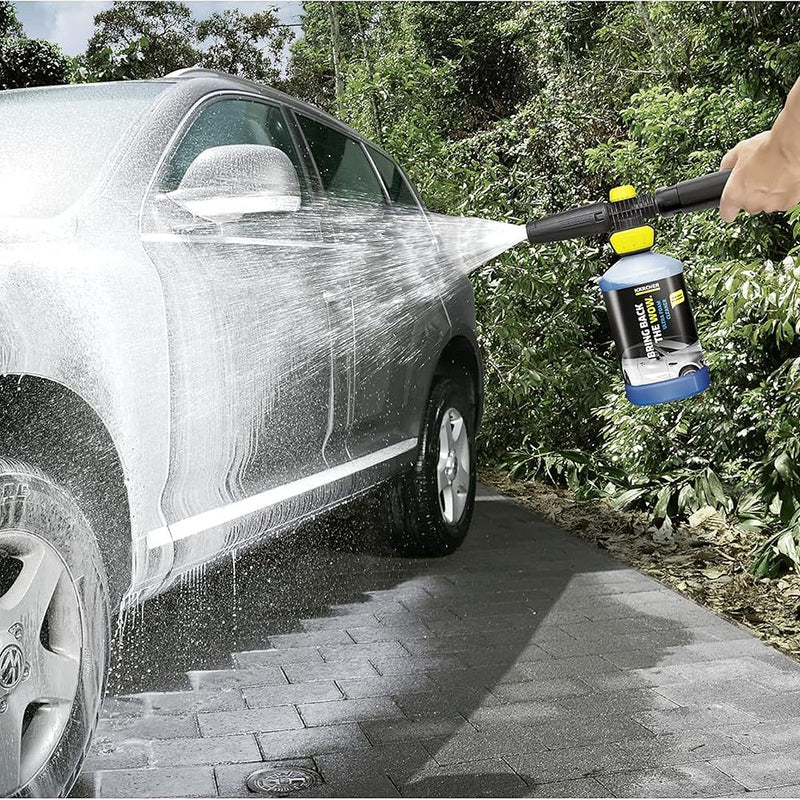 Đầu phun tạo bọt kết nối nhanh kèm dung dịch tẩy rửa đa năng 3 trong 1 Karcher Connect 'n' Clean FJ 10