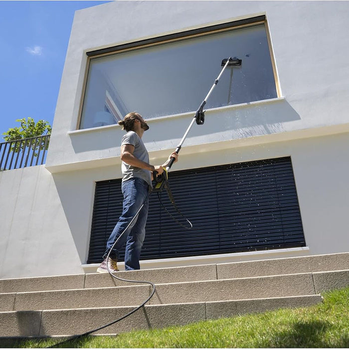 Bộ cần phun xịt rửa kéo dài và bàn vệ sinh kính Karcher 2.644-249.0 chiều dài tối đa 3.7m