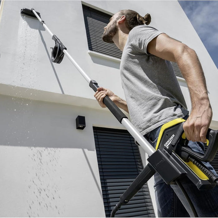 Bộ cần phun xịt rửa kéo dài và bàn vệ sinh kính Karcher 2.644-249.0 chiều dài tối đa 3.7m