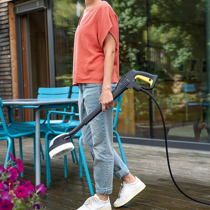 Đầu phun xịt rửa áp lực cao dạng bàn chải xoay tròn lông mềm Karcher WB 130 dùng cho các bề mặt nhạy cảm (cải tiến từ WB 120)