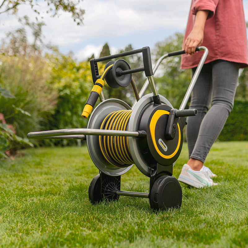 Cuộn ru lô lưu trữ dây nước kiểu xe đẩy, chất liệu kim loại Karcher HT 5 M