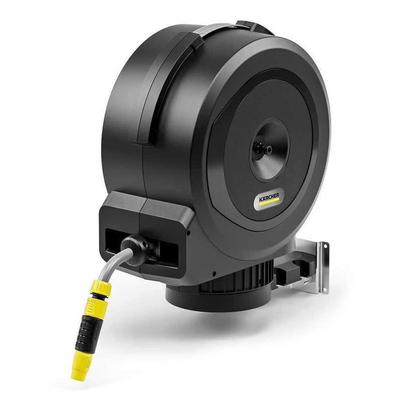 Bộ dây nước kèm hộp lưu trữ treo tường, thu dây tự động Karcher HBX 4.15 Automatic chiều dài dây 15m