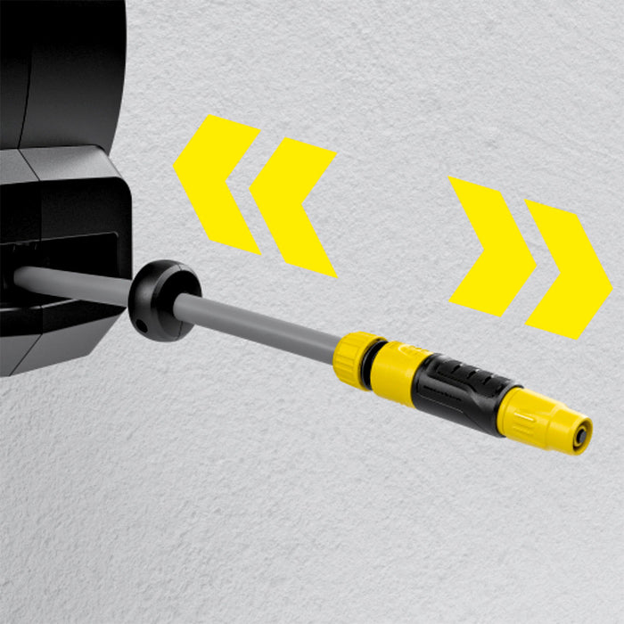 Bộ dây nước kèm hộp lưu trữ treo tường, thu dây tự động Karcher HBX 4.20 chiều dài dây 20m