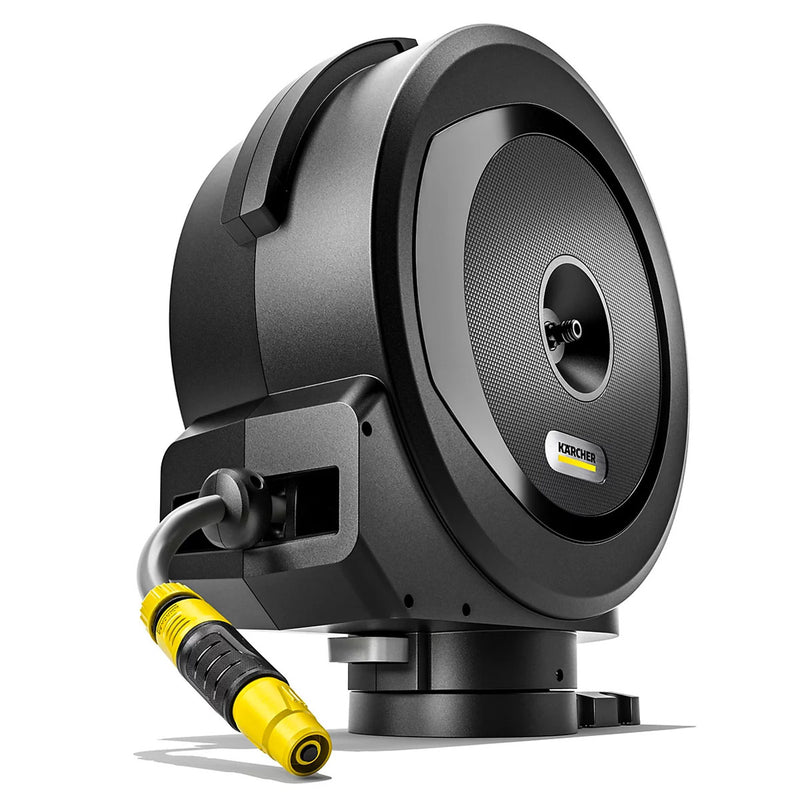 Bộ dây nước kèm hộp lưu trữ treo tường, thu dây tự động Karcher HBX 5 Automatic chiều dài dây từ 25m - 35m