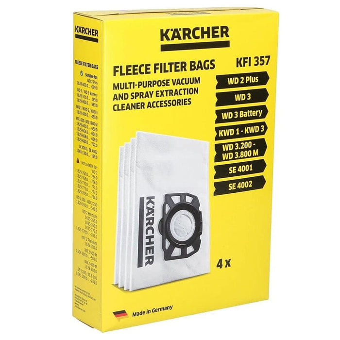 Hộp 4 túi lọc bụi lông cừu Karcher KFI 357