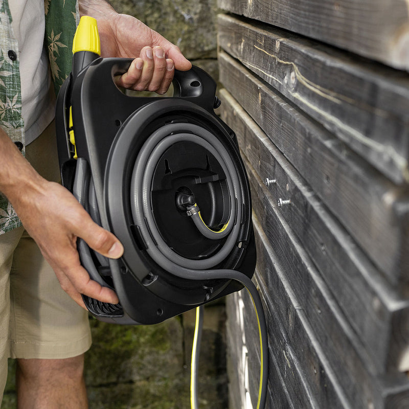 Bộ dây nước kèm hộp lưu trữ treo tường Karcher HBX 2.10 Compact chiều dài dây 10m