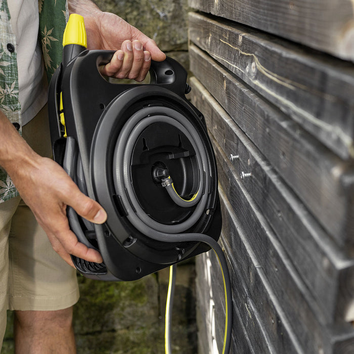 Bộ dây nước kèm hộp lưu trữ treo tường Karcher HBX 2.10 Compact chiều dài dây 10m