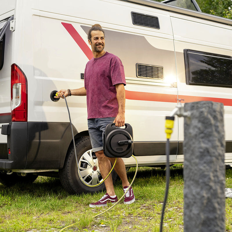 Bộ dây nước kèm hộp lưu trữ treo tường Karcher HBX 2.10 Compact chiều dài dây 10m