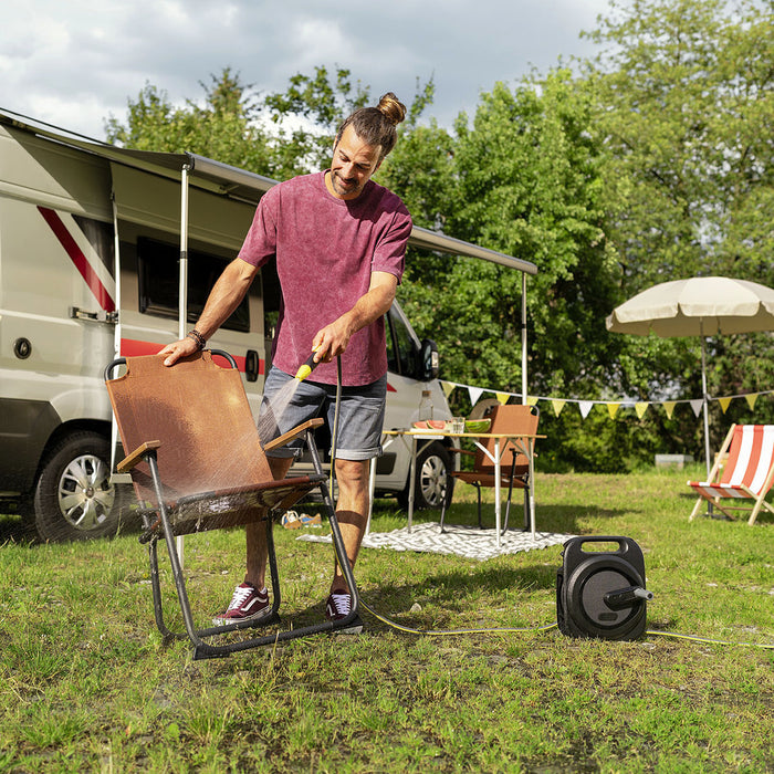 Bộ dây nước kèm hộp lưu trữ treo tường Karcher HBX 2.10 Compact chiều dài dây 10m