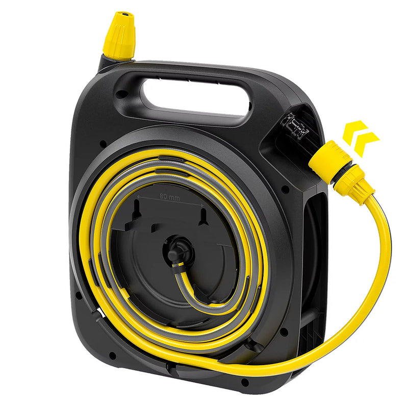 Bộ dây nước kèm hộp lưu trữ treo tường Karcher HBX 2.10 Compact chiều dài dây 10m