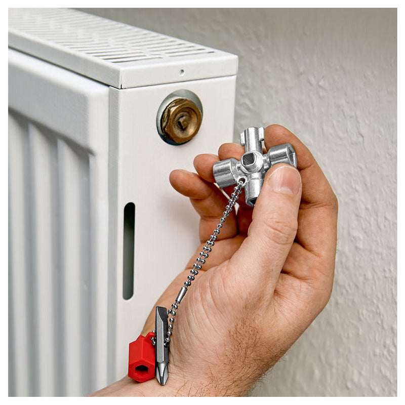 Bộ chìa khóa đa năng, chuyên dùng mở tủ điện công nghiệp KNIPEX 00 11 02 chiều dài 44mm